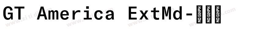 GT America ExtMd字体转换